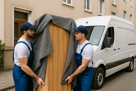 Professionelle Beiladung Karlsruhe – Umzugshelfer beladen Transporter